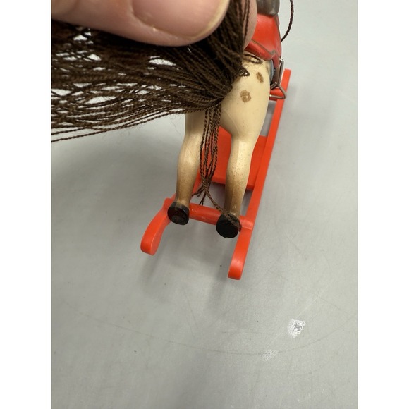 Vintage 1981 Hallmark Rocking Horse Christmas Ornament with Box - Picture 13 of 16